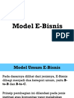 E-Bisnis 03 - Model E-Bisnis