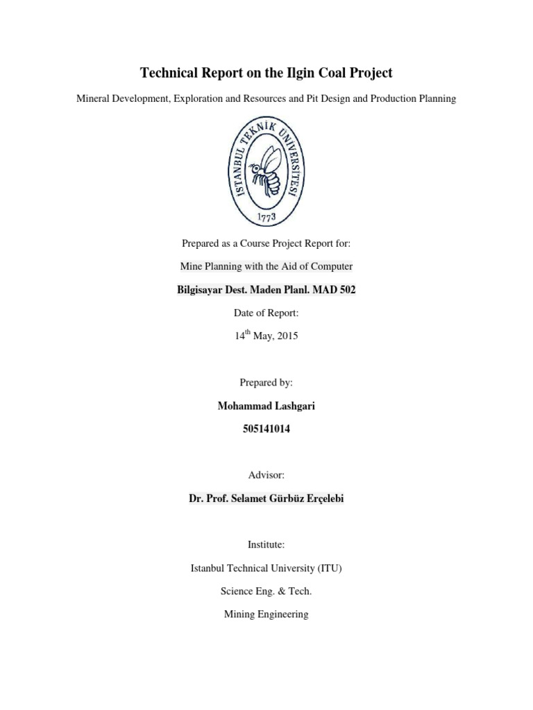Open Pit Coal Mine Design Pdf Mode Statistics Skewness