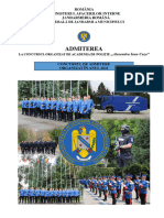 Recrutari Academia de Politie 2021