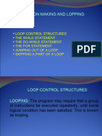 Lec6 (Decission Making& Looping)