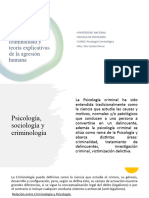 Teorica Explicativas de La Criminalidad y La Agresion Humana