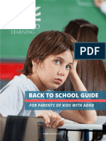 Back To School Guide For Parent of ADHD Kids