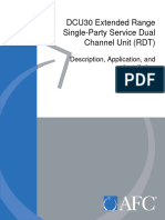 AFC DISCS DCU30 Extended Range Single-Party Service Dual Channel Unit (RDT) 363-252-704i4
