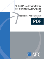 AFC DISCS DCU33 Dial Pulse Originate Pulse Terminate Dual Channel Unit - 363-252-705i2
