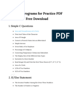 250 - C Programs For Practice PDF