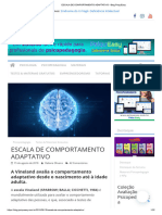 Escala de Comportamento Adaptativo - Blog Psiqueasy