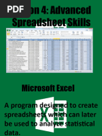 Lesson 4.advanced Spreadsheet Skills 20231