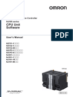 CPU Unit Software: User's Manual
