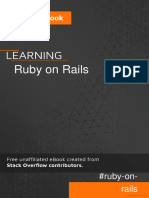 Learning Ruby on Rails