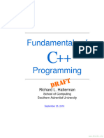 Fundamentals of C++ Programming