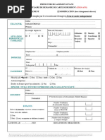 Demande de Carte de Séjour au Gabon | PDF
