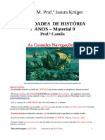 7º Anos Historia Material 9 As Grandes Navegações I Prof Camila