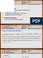 Integration by Trigonometric Substitution