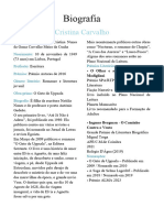 Biografia Cristina Carvalho