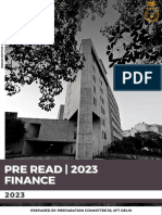 Finance Pre-Read 2023