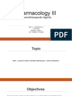 Pharmacology - pphm203 Unit 2