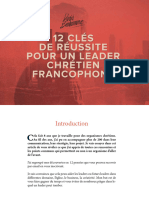 PRIERE 12 Clés de Réussite Pour Un Leader Chrétien Francophone