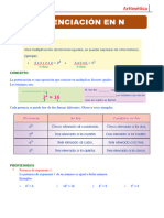 Potenciación en Los Números Naturales para Resolver Quinto Grado de Primaria