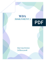 WDA Assignment 2