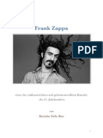 Frank Zappa Analyse Von Ravindra Della Bina