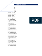 30 Tipos de Clientes