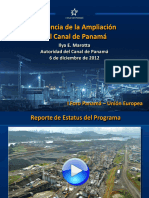 Influencia de La Ampliación Del Canal de Panamá