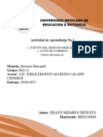 Erazomijareesernesto - Act01 - LD430 - Derecho Mercantil - Derecho Mercantil y Actos de Comercio Cuadros de