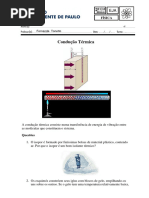 Teoria - Propagação de Calor
