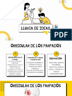 Presentacion Lluvia de Ideas Doodle Creativo Blanco y Amarillo