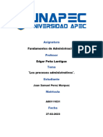 Los Procesos Administrativos