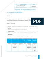 Actividad 2 Propuesta de Seguimiento y Control de Riesgos de Un Proyecto 25-09-2023 Enviado 09092023