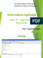 Aula 15 - Algoritmos - Execícios