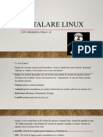 Instalare Linux 