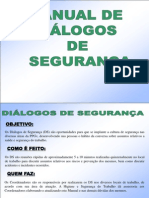 Manual e Dialogo Diario de Segurança DDS