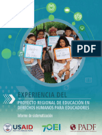 Sistematizacion Derechos Humanos para Educadores