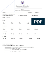 Grade 5 NUMERACY MIDYEAR ASSESSMENT Post