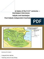 Intermezzo, Seljuks and Post-Seljuks Azerbaijani States