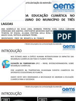 I Mostra de Projetos Da Curricularização Da Extensão - Educacaoclimatica2022