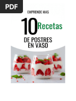 15 Irresistibles Postres en Vasitos | PDF | Postres | Crema