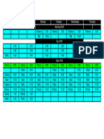 Routine - Schedule