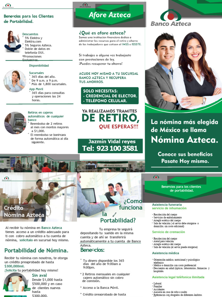 Triptico Elektra | PDF | Bancos | Bancario