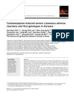Carbamazepine-Induced Severe Cutaneous Adverse Reactions and HLA Genotypes in Koreans