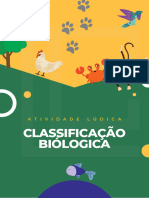 Atividade - Classificação Biológica