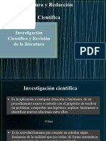 Investigación Científica y Revisión de La Literatura1