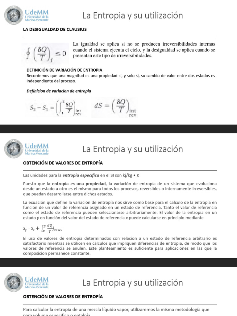 Entropía: Cálculo y Aplicaciones | PDF | Entropía | Calor