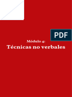 Módulo 4 Tecnicas No Verbales