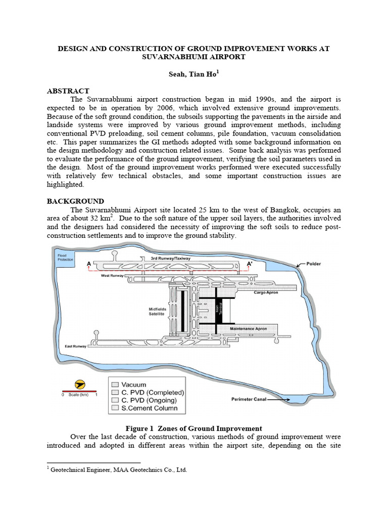 Design And Construction Of Ground Improvement Works At Suv Download