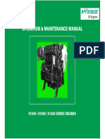 Operation & Maintenance Manual: R1040 / R1080 / K1080 SERIES ENGINES