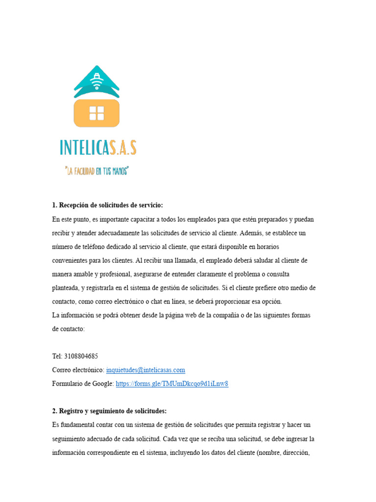 Manual de Atención al Cliente | PDF | Soporte técnico | Servicio al Cliente
