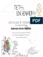 CERTIFICADO - Sketchup Modelagem 3D - 2016